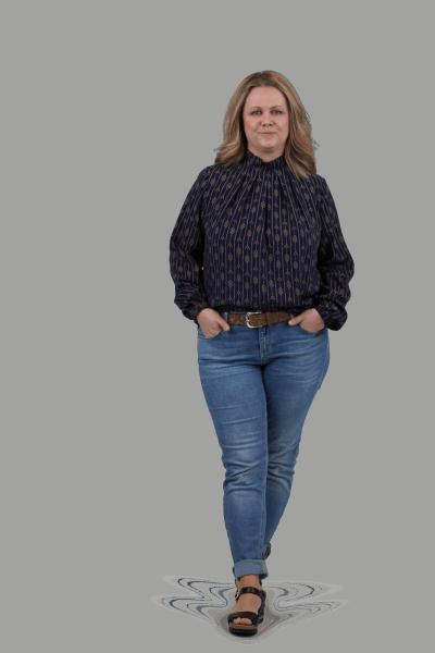 Fadenkäfer Papierschnittmuster Bluse Stella Damen